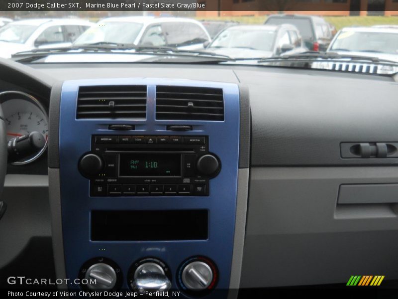 Marine Blue Pearl / Pastel Slate Gray/Blue 2007 Dodge Caliber SXT