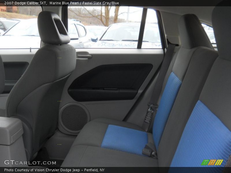 Marine Blue Pearl / Pastel Slate Gray/Blue 2007 Dodge Caliber SXT