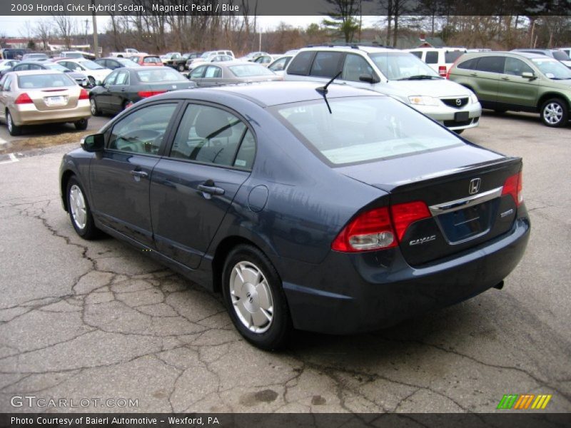 Magnetic Pearl / Blue 2009 Honda Civic Hybrid Sedan