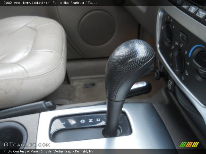 Patriot Blue Pearlcoat / Taupe 2002 Jeep Liberty Limited 4x4
