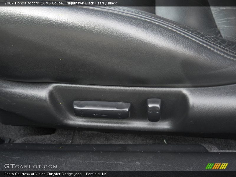Nighthawk Black Pearl / Black 2007 Honda Accord EX V6 Coupe