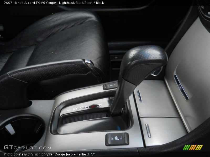 Nighthawk Black Pearl / Black 2007 Honda Accord EX V6 Coupe