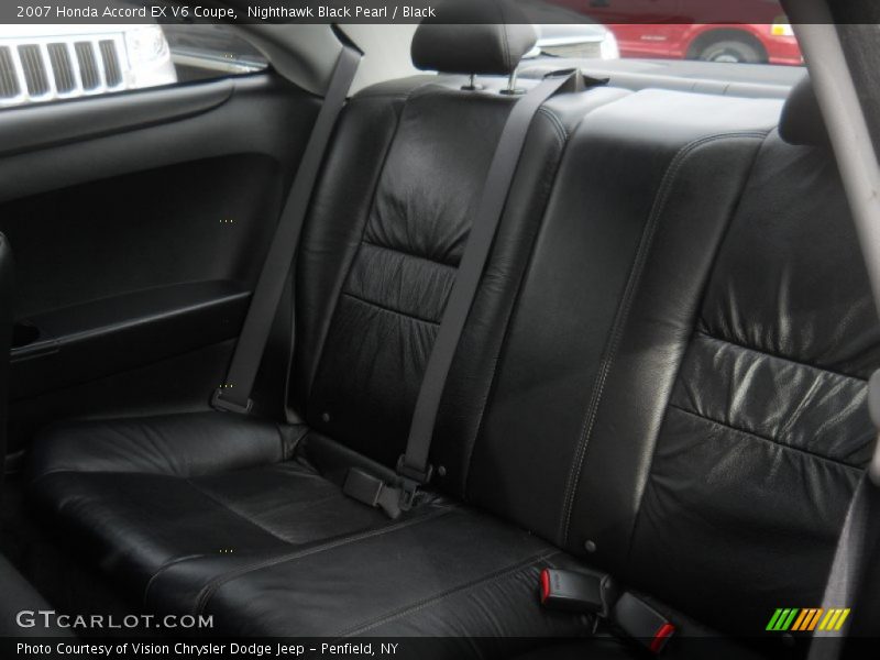 Nighthawk Black Pearl / Black 2007 Honda Accord EX V6 Coupe