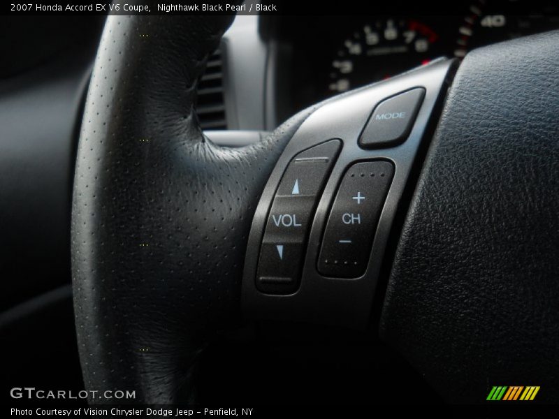 Nighthawk Black Pearl / Black 2007 Honda Accord EX V6 Coupe