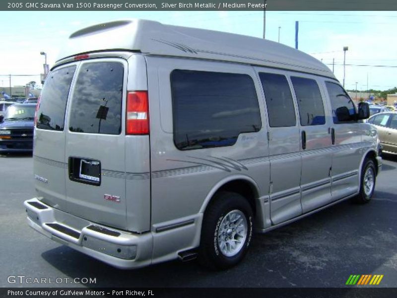 Silver Birch Metallic / Medium Pewter 2005 GMC Savana Van 1500 Passenger Conversion