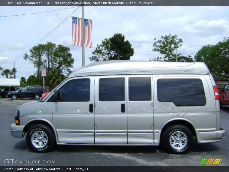 Silver Birch Metallic / Medium Pewter 2005 GMC Savana Van 1500 Passenger Conversion