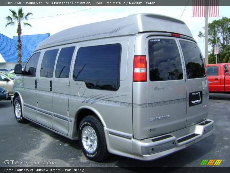 Silver Birch Metallic / Medium Pewter 2005 GMC Savana Van 1500 Passenger Conversion
