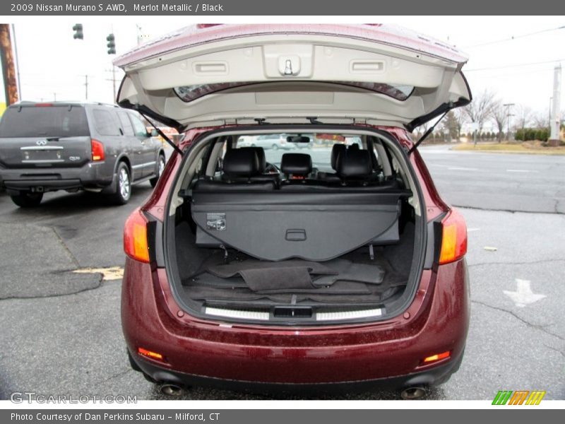 Merlot Metallic / Black 2009 Nissan Murano S AWD