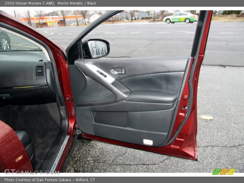 Merlot Metallic / Black 2009 Nissan Murano S AWD