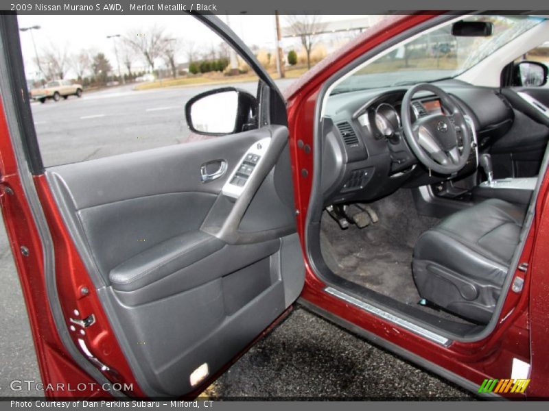 Merlot Metallic / Black 2009 Nissan Murano S AWD
