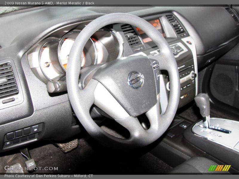 Merlot Metallic / Black 2009 Nissan Murano S AWD