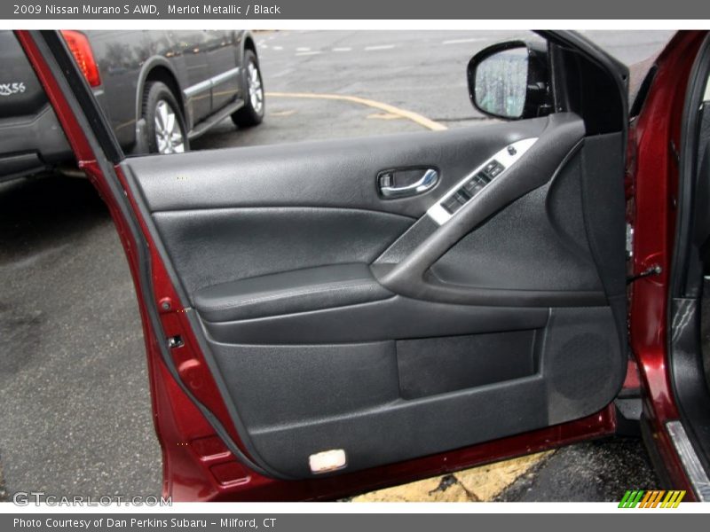 Merlot Metallic / Black 2009 Nissan Murano S AWD
