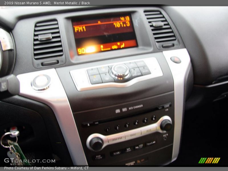 Merlot Metallic / Black 2009 Nissan Murano S AWD