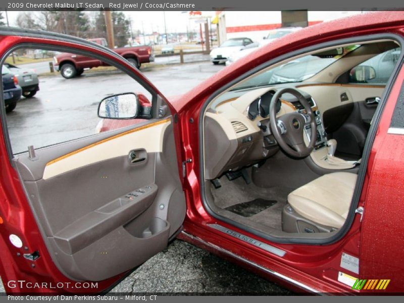 Red Jewel / Cocoa/Cashmere 2009 Chevrolet Malibu LT Sedan