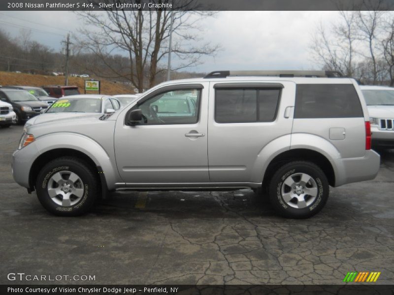 Silver Lightning / Graphite 2008 Nissan Pathfinder S 4x4