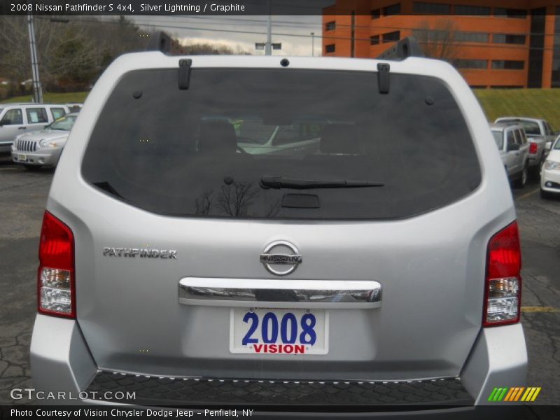 Silver Lightning / Graphite 2008 Nissan Pathfinder S 4x4
