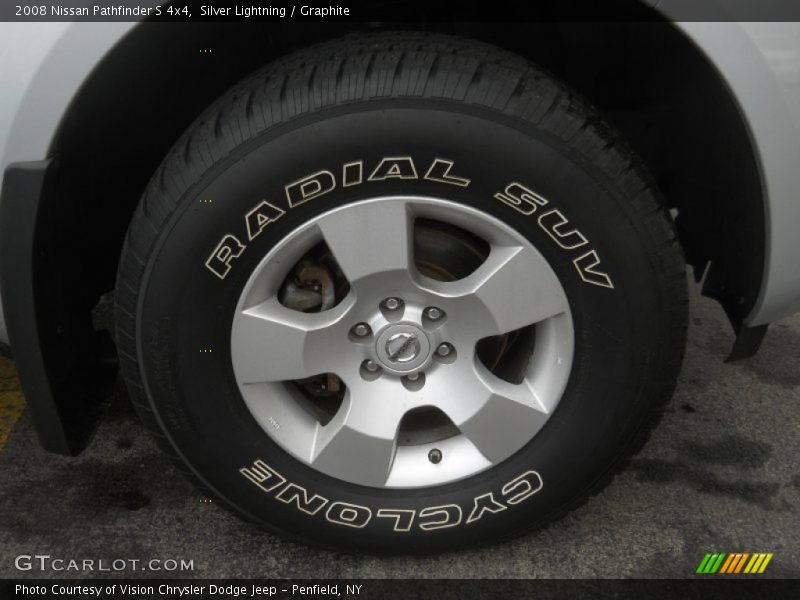 Silver Lightning / Graphite 2008 Nissan Pathfinder S 4x4