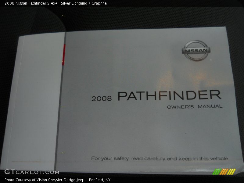 Silver Lightning / Graphite 2008 Nissan Pathfinder S 4x4