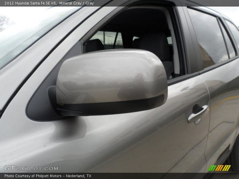 Mineral Gray / Gray 2012 Hyundai Santa Fe SE V6