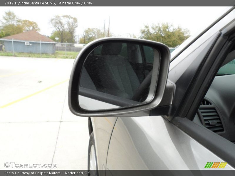 Mineral Gray / Gray 2012 Hyundai Santa Fe SE V6