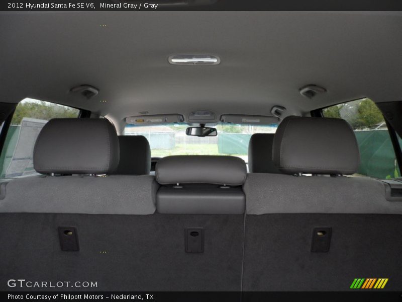 Mineral Gray / Gray 2012 Hyundai Santa Fe SE V6