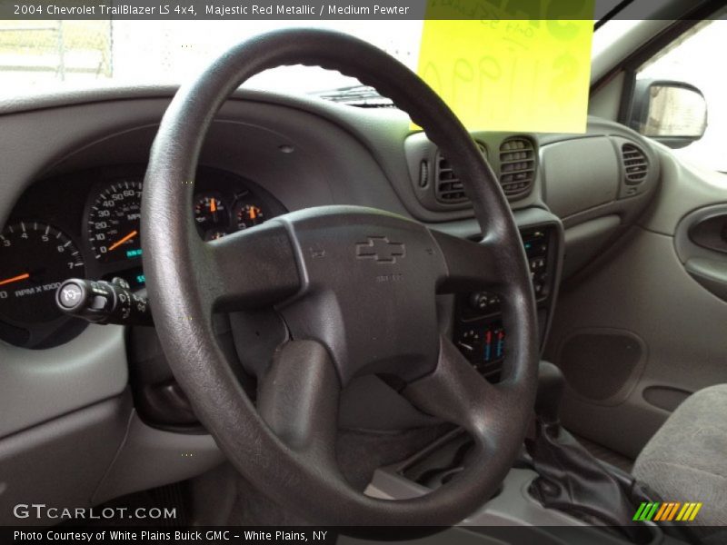 Majestic Red Metallic / Medium Pewter 2004 Chevrolet TrailBlazer LS 4x4