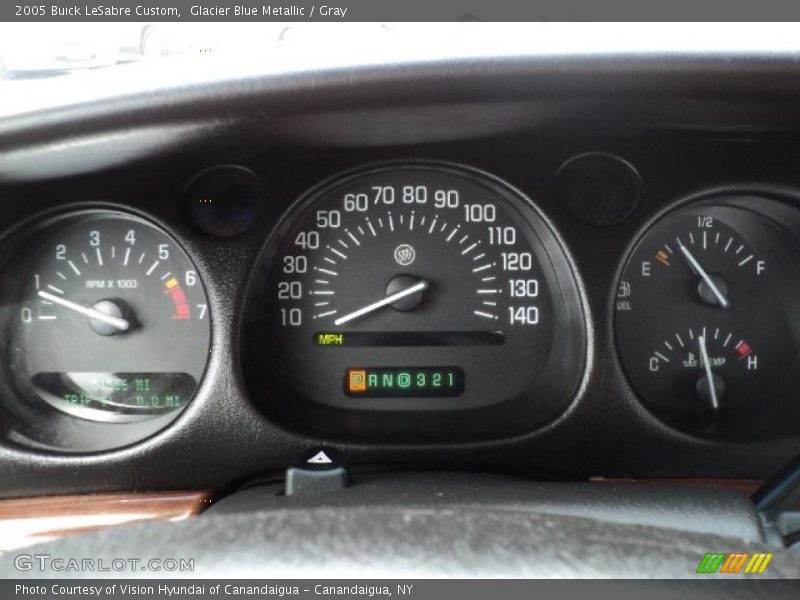 Glacier Blue Metallic / Gray 2005 Buick LeSabre Custom