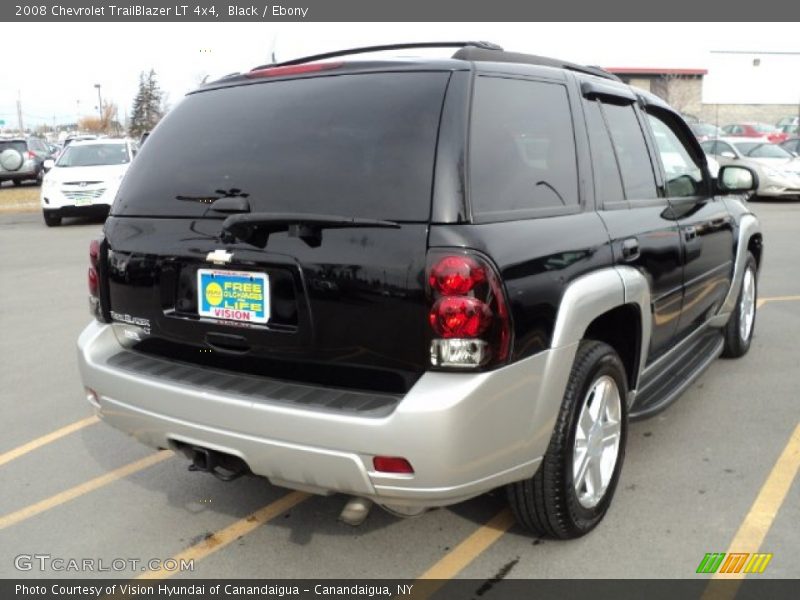 Black / Ebony 2008 Chevrolet TrailBlazer LT 4x4