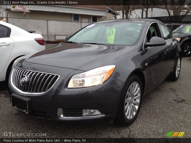 Granite Gray Metallic / Ebony 2011 Buick Regal CXL