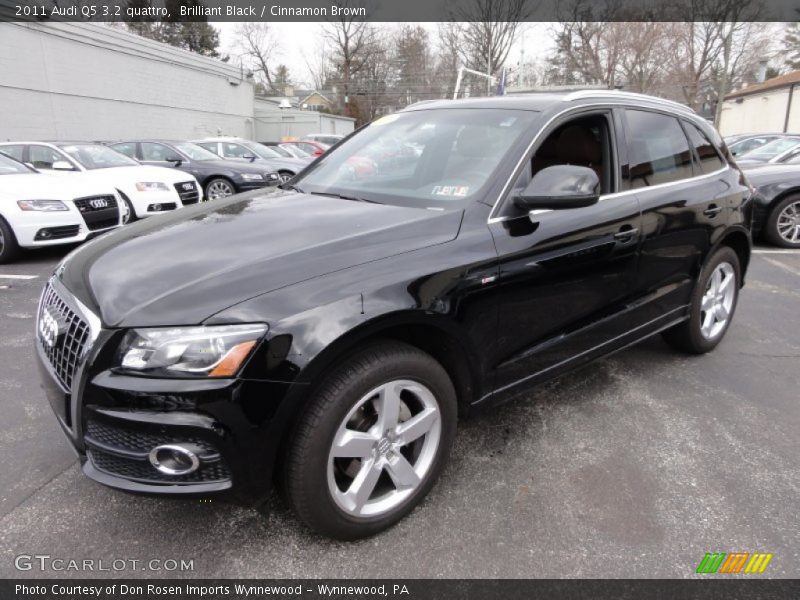 Brilliant Black / Cinnamon Brown 2011 Audi Q5 3.2 quattro