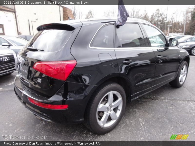 Brilliant Black / Cinnamon Brown 2011 Audi Q5 3.2 quattro