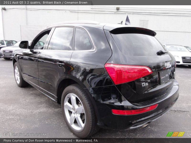Brilliant Black / Cinnamon Brown 2011 Audi Q5 3.2 quattro