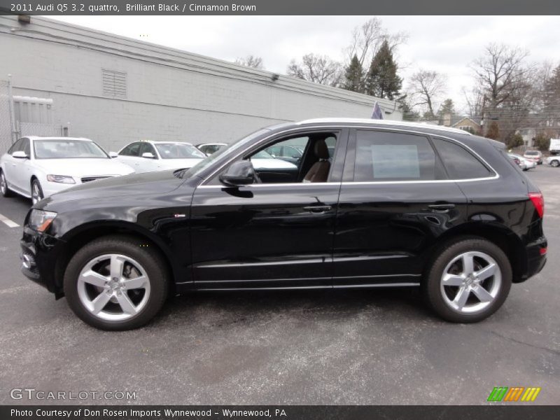 Brilliant Black / Cinnamon Brown 2011 Audi Q5 3.2 quattro