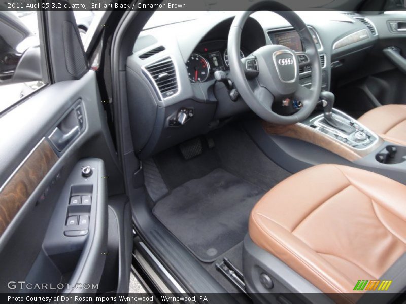Brilliant Black / Cinnamon Brown 2011 Audi Q5 3.2 quattro