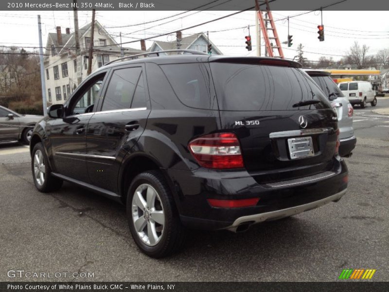 Black / Black 2010 Mercedes-Benz ML 350 4Matic