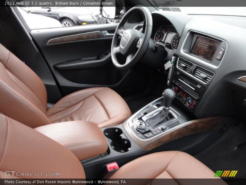 Brilliant Black / Cinnamon Brown 2011 Audi Q5 3.2 quattro