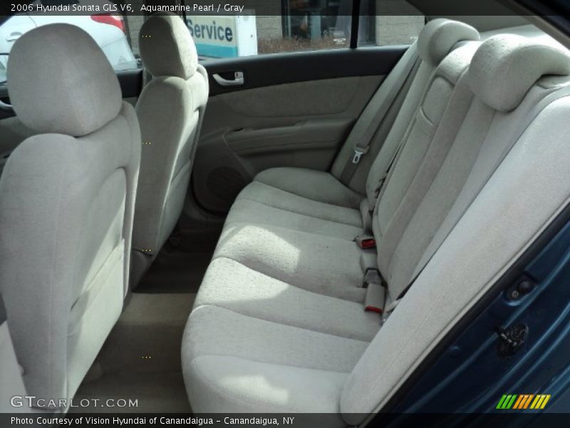 Aquamarine Pearl / Gray 2006 Hyundai Sonata GLS V6
