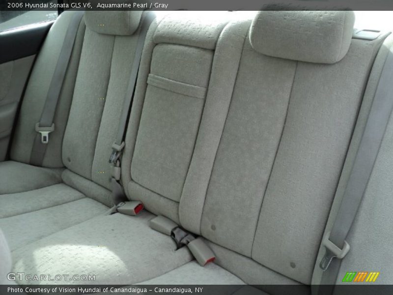 Aquamarine Pearl / Gray 2006 Hyundai Sonata GLS V6