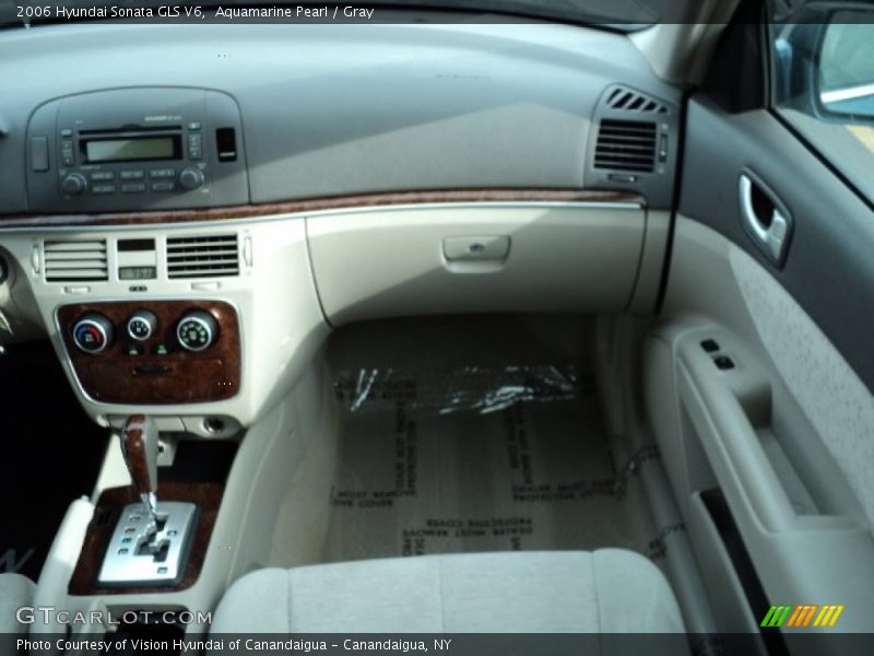 Aquamarine Pearl / Gray 2006 Hyundai Sonata GLS V6