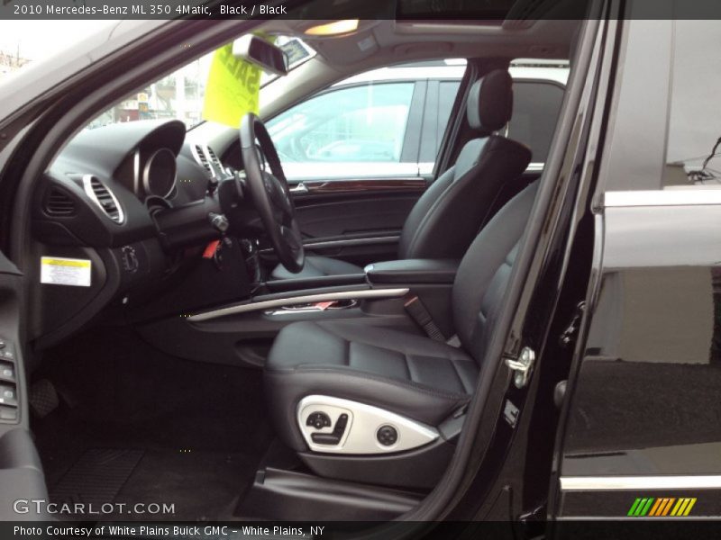 Black / Black 2010 Mercedes-Benz ML 350 4Matic