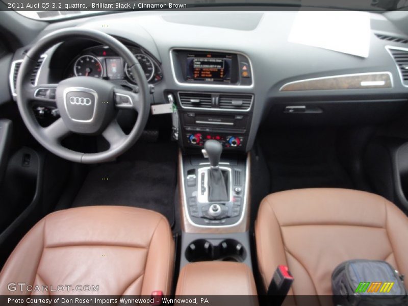 Brilliant Black / Cinnamon Brown 2011 Audi Q5 3.2 quattro