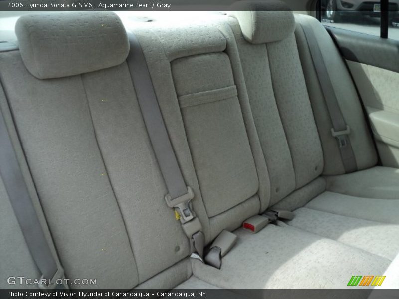 Aquamarine Pearl / Gray 2006 Hyundai Sonata GLS V6