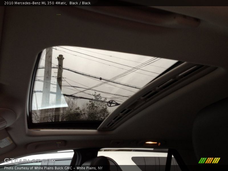 Black / Black 2010 Mercedes-Benz ML 350 4Matic