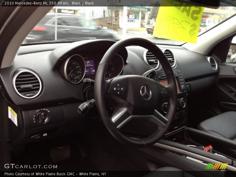 Black / Black 2010 Mercedes-Benz ML 350 4Matic