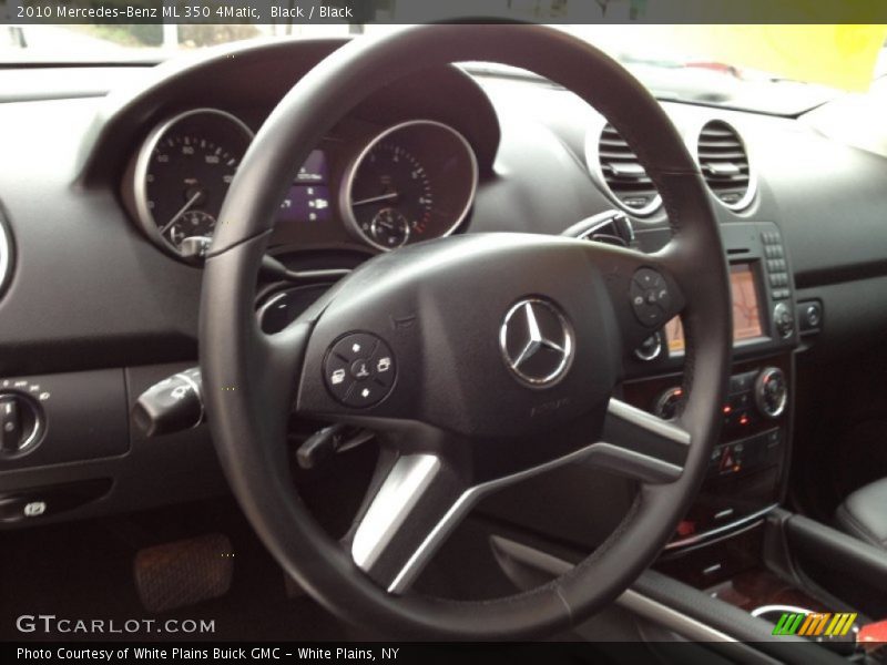 Black / Black 2010 Mercedes-Benz ML 350 4Matic