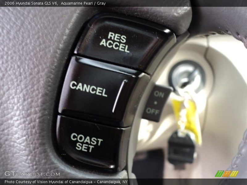 Aquamarine Pearl / Gray 2006 Hyundai Sonata GLS V6