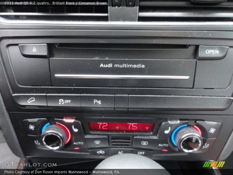 Brilliant Black / Cinnamon Brown 2011 Audi Q5 3.2 quattro