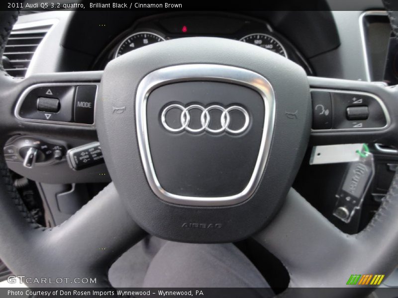 Brilliant Black / Cinnamon Brown 2011 Audi Q5 3.2 quattro