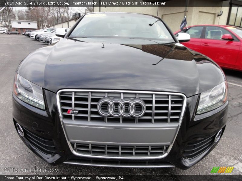 Phantom Black Pearl Effect / Black Silk Nappa Leather 2010 Audi S5 4.2 FSI quattro Coupe