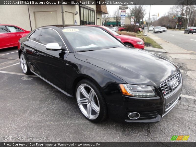 Phantom Black Pearl Effect / Black Silk Nappa Leather 2010 Audi S5 4.2 FSI quattro Coupe